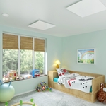 2x Infrarood paneel glas 60 x 60 cm, Ecosun, Type GS, Wit, 2025